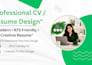 design a professional CV and resume